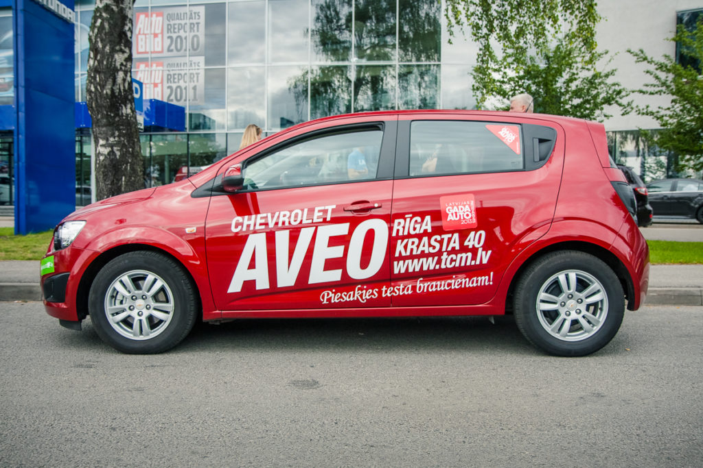 Chevrolet Aveo Latvijas Gada Auto 2013 pretendents