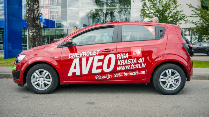 Chevrolet Aveo Latvijas Gada Auto 2013 pretendents