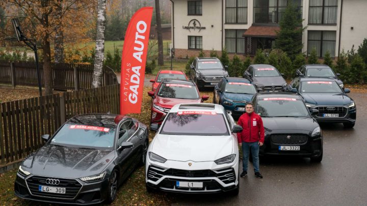 No Lamborghini Urus līdz Dacia Duster, aizvadīta pirmā Latvijas Gada auto 2019 testa dienā