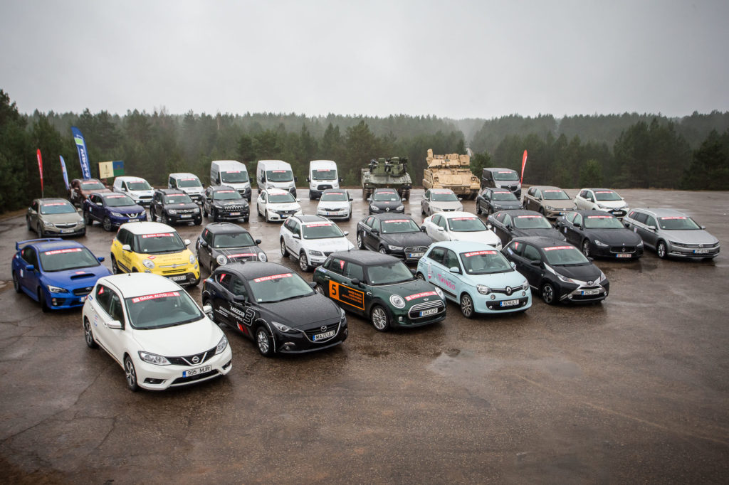 Dalībnieku auto saraksts konkursā Latvijas Gada auto 2015