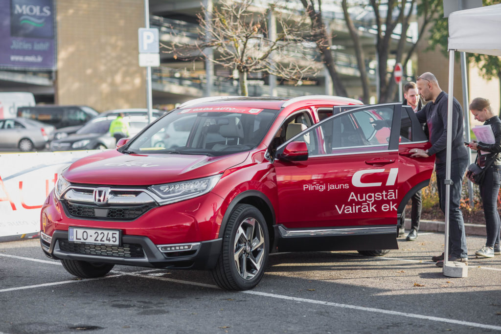 Latvijas Gada auto testa dienā Molā notiks jaunās Honda CR-V Latvijas pirmizrāde