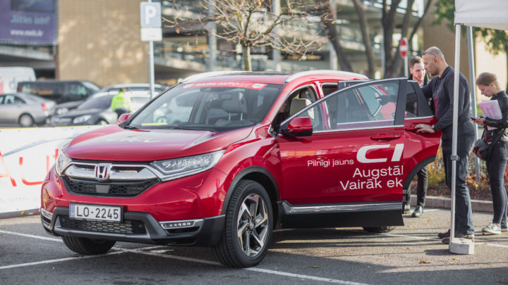 Latvijas Gada auto testa dienā Molā notiks jaunās Honda CR-V Latvijas pirmizrāde